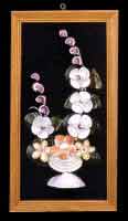 Bamboo Wall Decoration - Flowers A